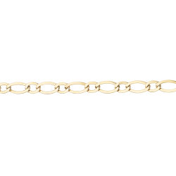 Guld armbånd 8 kt. med ovale led - 602133