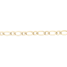 Guld armbånd 8 kt. med ovale led - 602133