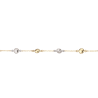 Guld armbånd 8 kt. med kugler - 602304