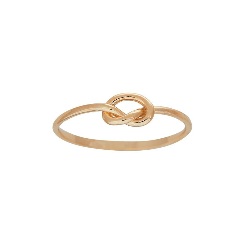 Ring i 8 kt. rødguld - Knude - 14216983