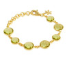 Armbånd i forgyldt sølv med lemon kvarts - 1394-2-117