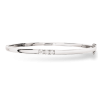 Oval Sølv Armring med zirkonia - 695542