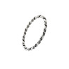 Oval Snoet sølv Armring - Dobbeltflet - 3,5mm - 22703