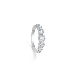 Sølv ring med zirkonia - 248008