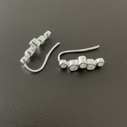 Ear crawler med zirkonia 19mm - 248213 - 3