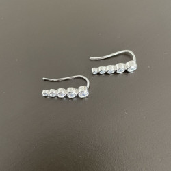 Ear crawler med zirkonia 20mm - 248013 - 2