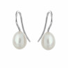 Øreringe i sølv med ferskvandsperle - 3400-1-8085-900