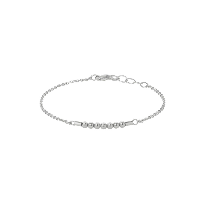 Armbånd i sølv med kugler
