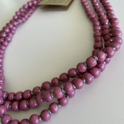 Tiny rounds 3 strand - Rose Pink 3