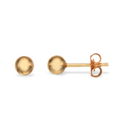 Ørestikker 14 kt. guld med guldkugle 5mm - 509085-5