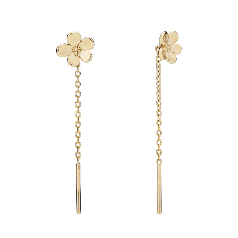 Ørering 8 kt. guld med blomst - 3091302 Ørering 8 kt. guld med blomst - 3091302
