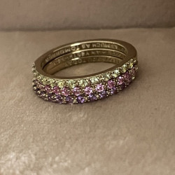 Alliancering 8kt. guld med peridot - str. 52 3