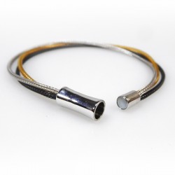 Sølv halskæde - 3 rk med magnetlås - 887357 - 3