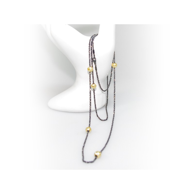 Lang kæde med Starlight Beads - 913 - 1