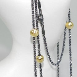 Lang kæde med Starlight Beads - 913 - 3