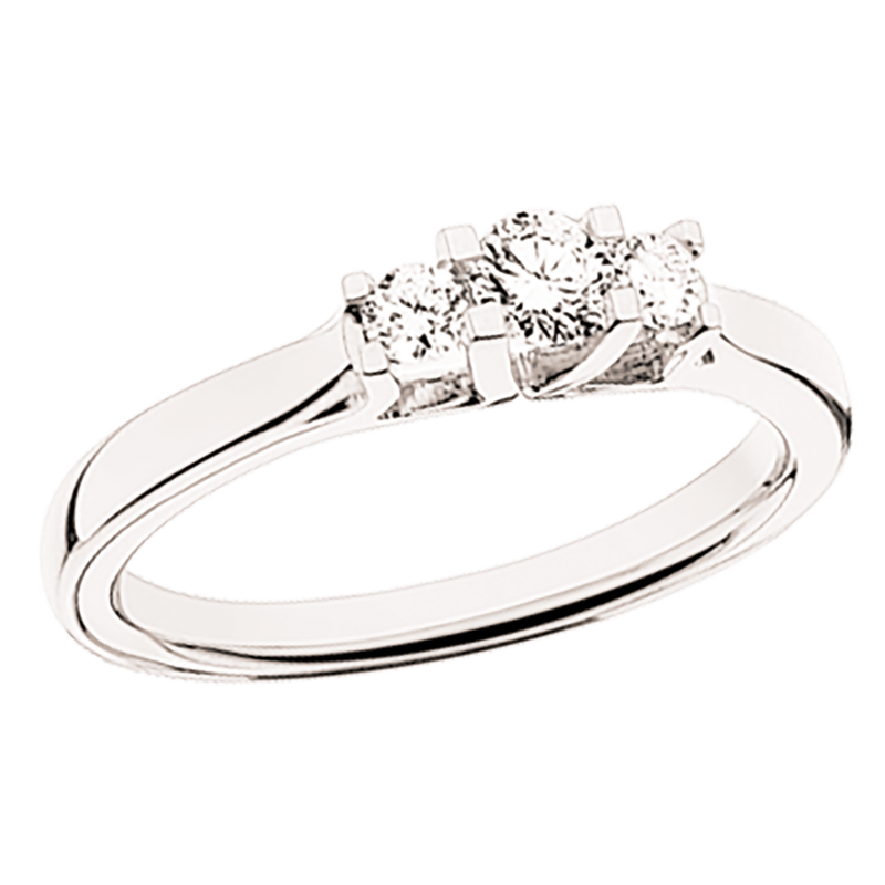 Zoya Ring 14 kt. Hvidguld 0,27 H-W/SI - 7526,27 Zoya Ring 14 kt. Hvidguld 0,27 H-W/SI - 7526,27