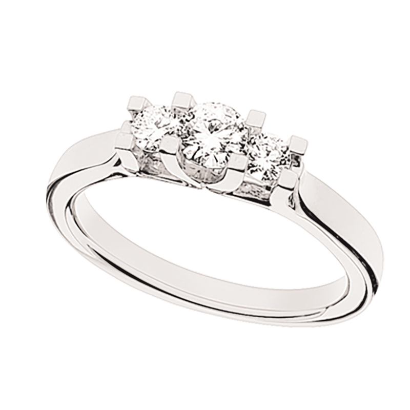 Zoya Ring 14 kt. Hvidguld 0,46 H-W/SI - 7526,46 Zoya Ring 14 kt. Hvidguld 0,46 H-W/SI - 7526,46