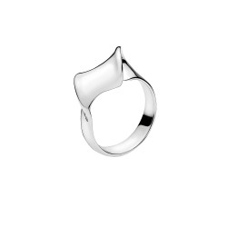 Blank sølv ring