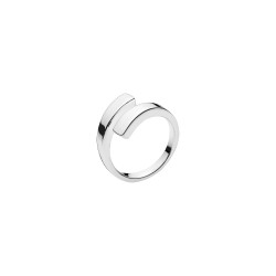 Glat sølv ring - 9077522