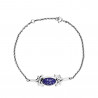 Armbånd i sølv med blå Lapis Lazuli - 9011033-13