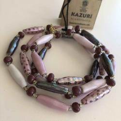 Lang kæde, Mini freefall M.O.P Patt Pink Henna - 2715-5-2 - 2