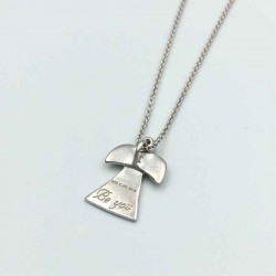 Halskæde Skytsenglen - Forgyldt - 1021fg - 2