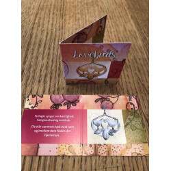 Halskæde Lovebirds - Forgyldt - 1041fg - 2