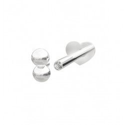 Søv Labret-piercing/ørering kugle 2*2mm - 314 001 9 2