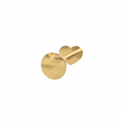 Guld Labret-piercing/ørering Plade 14 kt. - 314 010 5 1