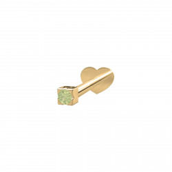 Guld Labret-piercing/ørering Peridot 14 kt. - 314 011 5 1