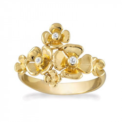 Ring i forgyldt sølv - Marigold - 69820370