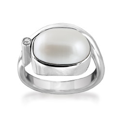 Ring i sølv - Majestic White - 62916301