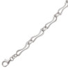 Armbånd i sølv med åbne drejet led - 15254005