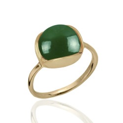 Glory ring med grøn onyx - 1