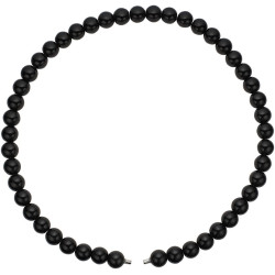 Connection halskæde med sort Onyx 1680-C-09