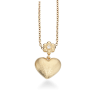 Primavera vedhæng 14 kt. rødguld med hjerte og zirconia - 212475