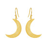 Ørehænger med børstet halvmåne - 5654-2